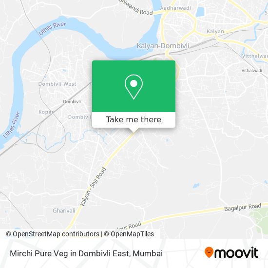 Mirchi Pure Veg in Dombivli East map
