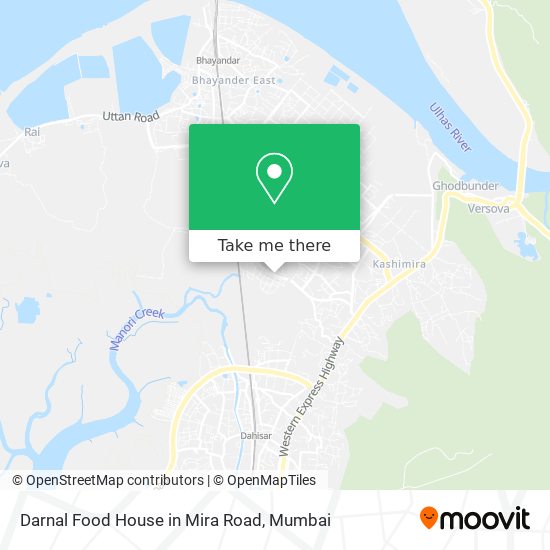 Darnal Food House in Mira Road map
