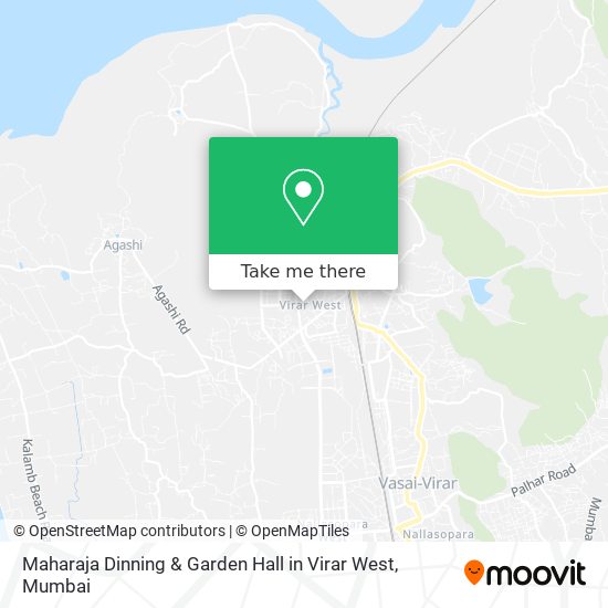 Maharaja Dinning & Garden Hall in Virar West map