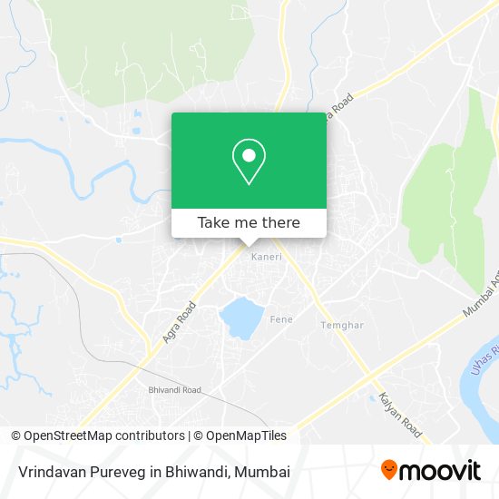 Vrindavan Pureveg in Bhiwandi map