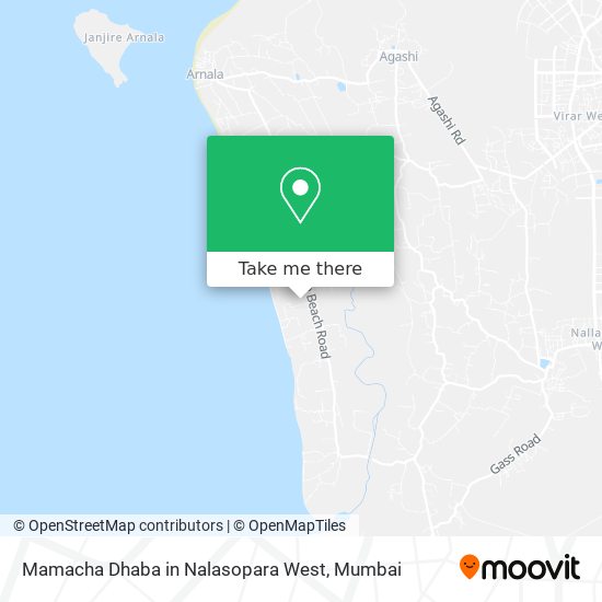 Mamacha Dhaba in Nalasopara West map