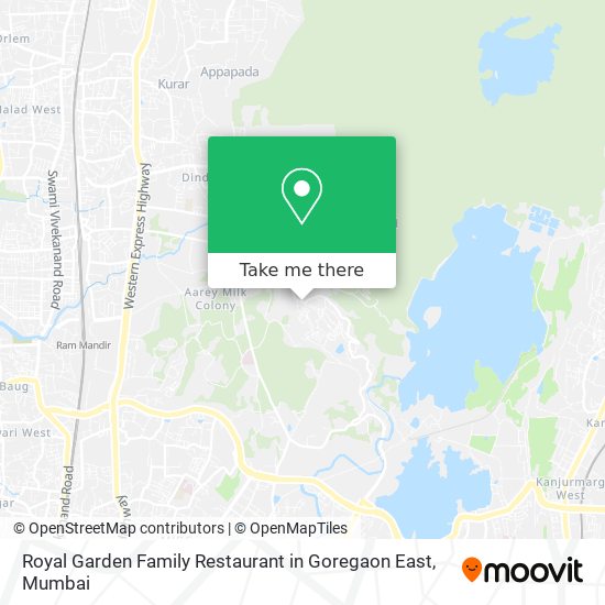 Royal Garden Family Restaurant in Goregaon East map