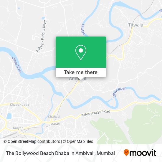 The Bollywood Beach Dhaba in Ambivali map