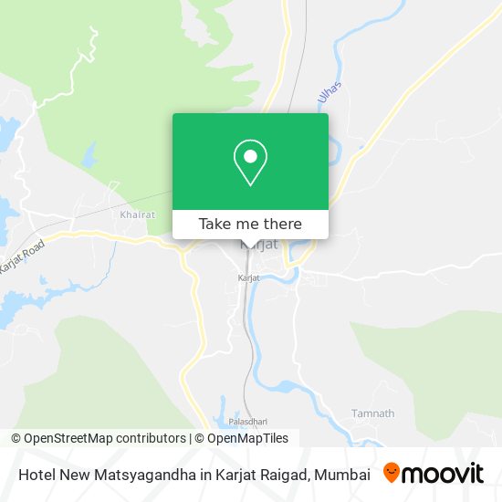 Hotel New Matsyagandha in Karjat Raigad map