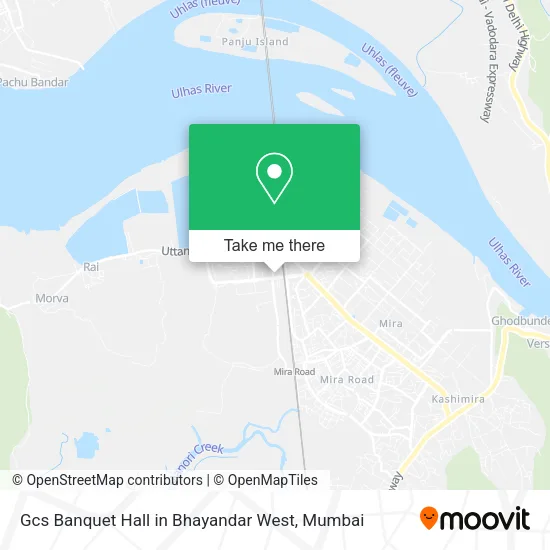 Gcs Banquet Hall in Bhayandar West map