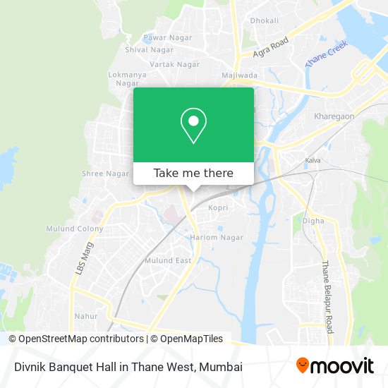 Divnik Banquet Hall in Thane West map