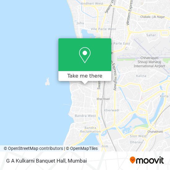 G A Kulkarni Banquet Hall map