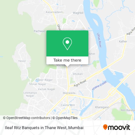 Ileaf Ritz Banquets in Thane West map