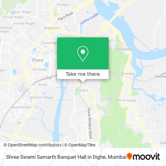 Shree Swami Samarth Banquet Hall in Dighe map