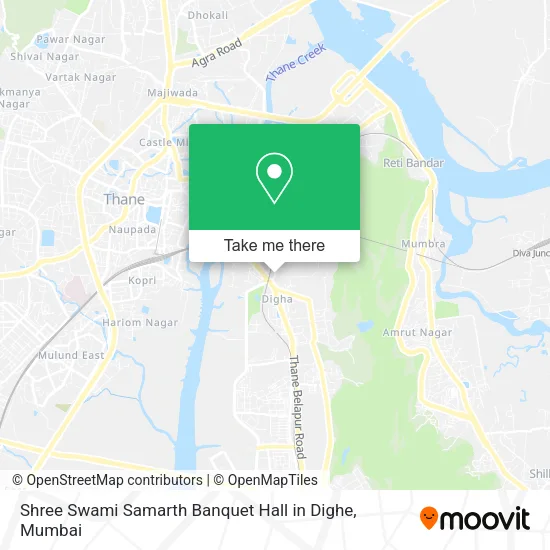 Shree Swami Samarth Banquet Hall in Dighe map