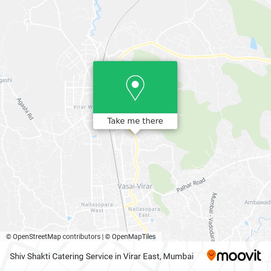 Shiv Shakti Catering Service in Virar East map