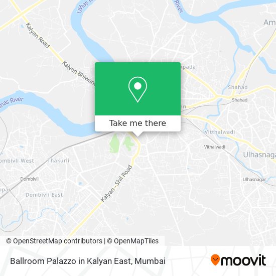 Ballroom Palazzo in Kalyan East map