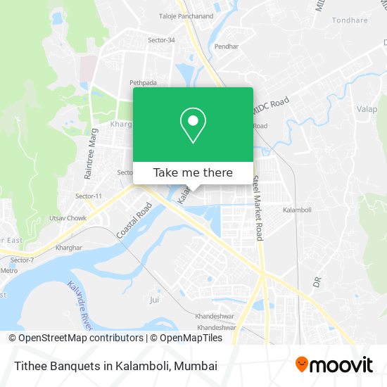 Tithee Banquets in Kalamboli map