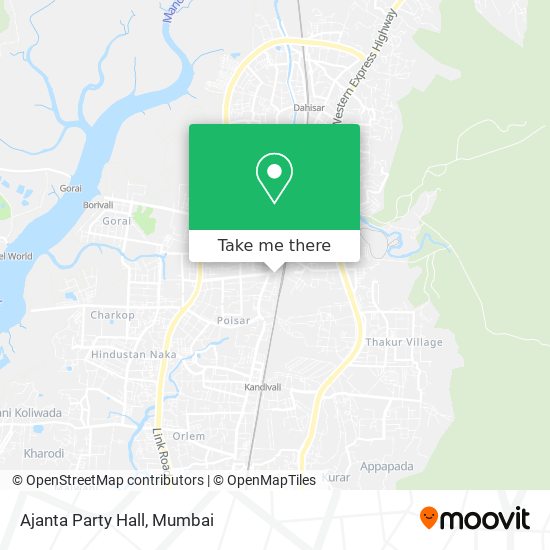 Ajanta Party Hall map