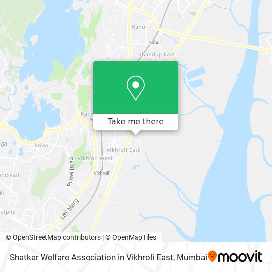 Shatkar Welfare Association in Vikhroli East map