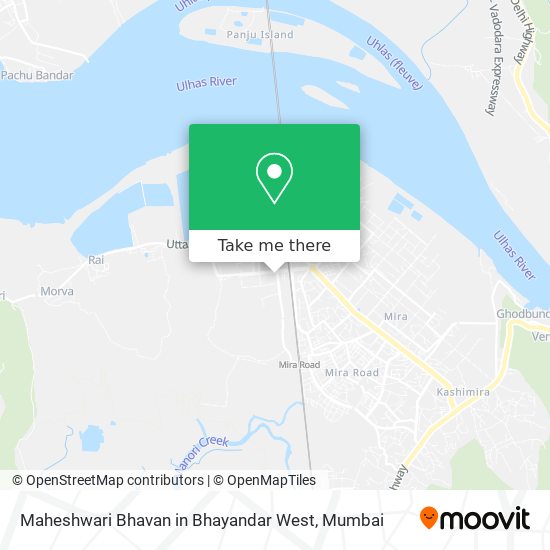 Maheshwari Bhavan in Bhayandar West map