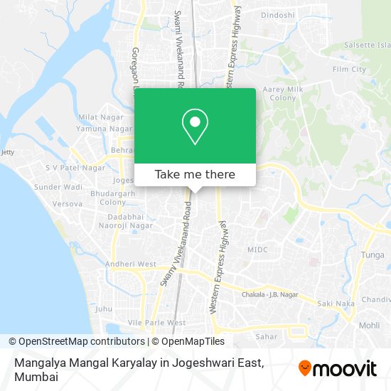 Mangalya Mangal Karyalay in Jogeshwari East map