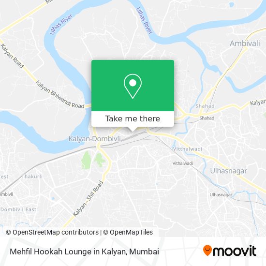 Mehfil Hookah Lounge in Kalyan map