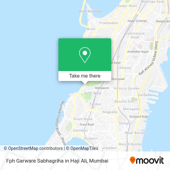 Fph Garware Sabhagriha in Haji Ali map