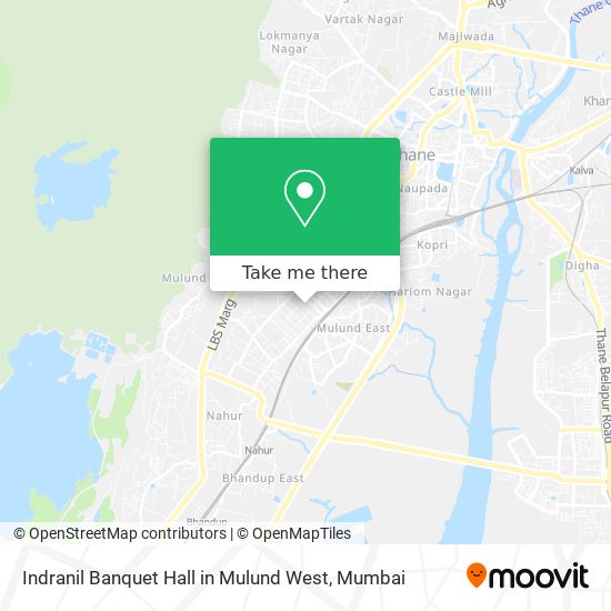 Indranil Banquet Hall in Mulund West map