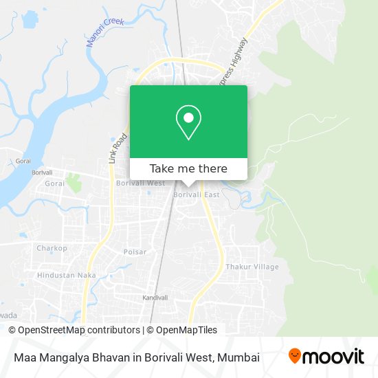 Maa Mangalya Bhavan in Borivali West map
