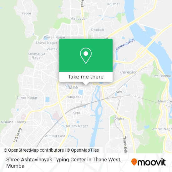Shree Ashtavinayak Typing Center in Thane West map