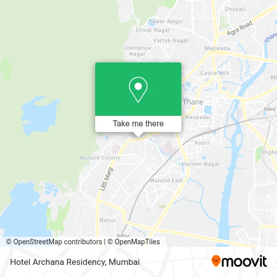 Hotel Archana Residency map