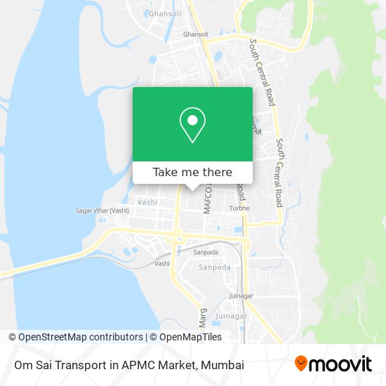 Om Sai Transport in APMC Market map