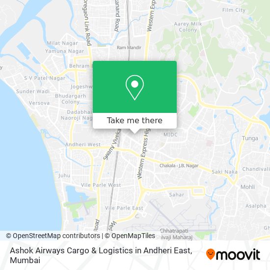 Ashok Airways Cargo & Logistics in Andheri East map