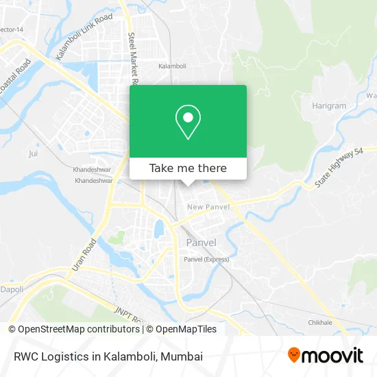 RWC Logistics in Kalamboli map