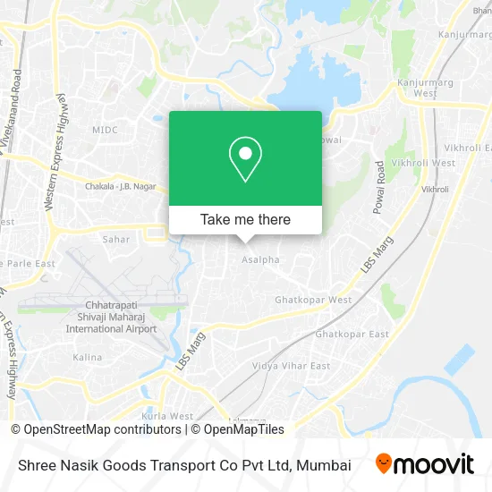 Shree Nasik Goods Transport Co Pvt Ltd map