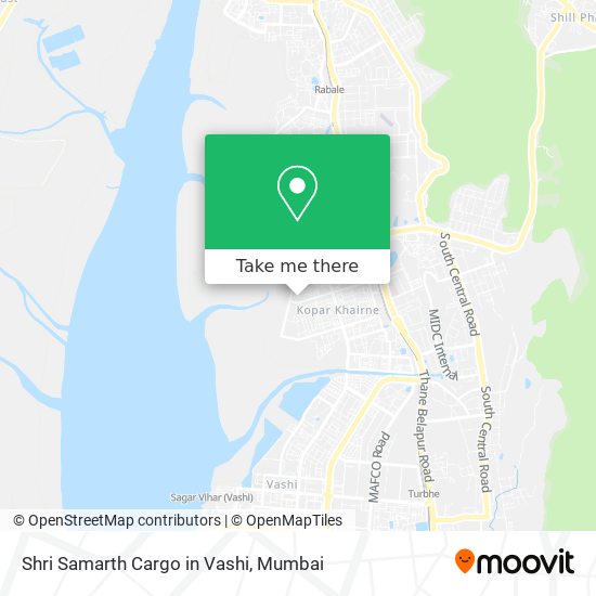 Shri Samarth Cargo in Vashi map