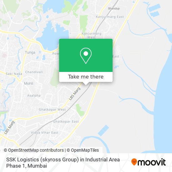 SSK Logistics (skyross Group) in Industrial Area Phase 1 map