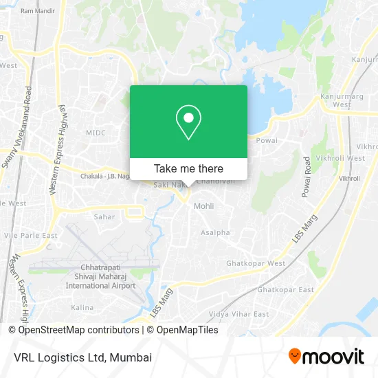 VRL Logistics Ltd map