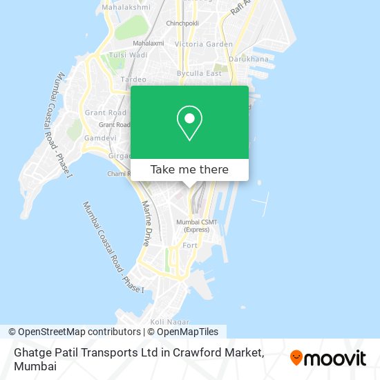 Ghatge Patil Transports Ltd in Crawford Market map