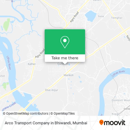 Arco Transport Company in Bhiwandi map