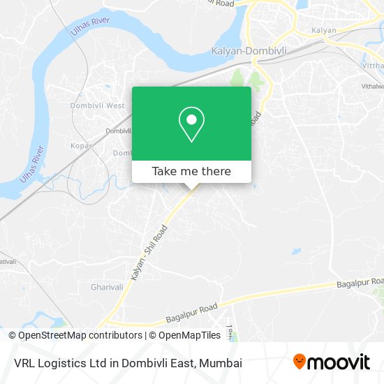VRL Logistics Ltd in Dombivli East map