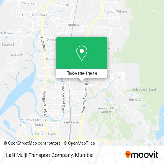 Lalji Mulji Transport Company map