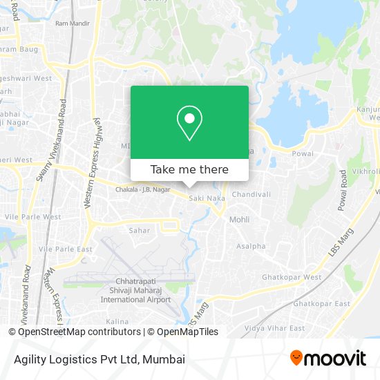 Agility Logistics Pvt Ltd map