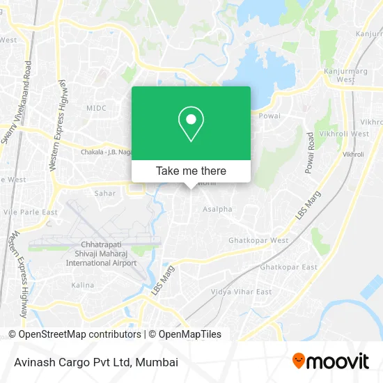 Avinash Cargo Pvt Ltd map