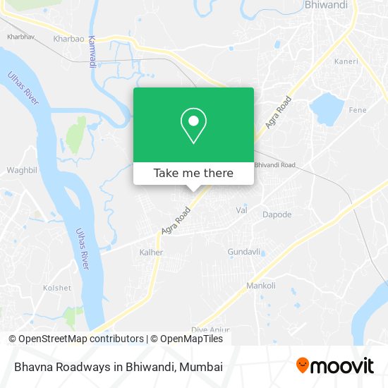 Bhavna Roadways in Bhiwandi map