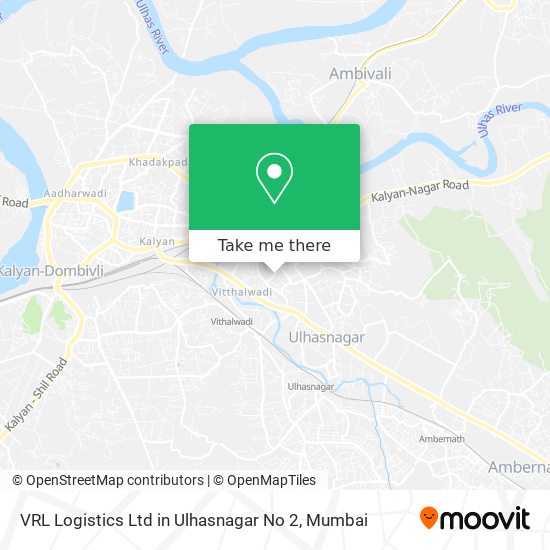 VRL Logistics Ltd in Ulhasnagar No 2 map