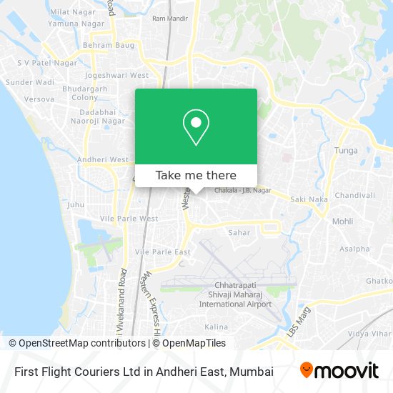 First Flight Couriers Ltd in Andheri East map