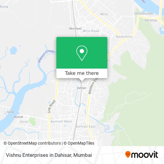 Vishnu Enterprises in Dahisar map