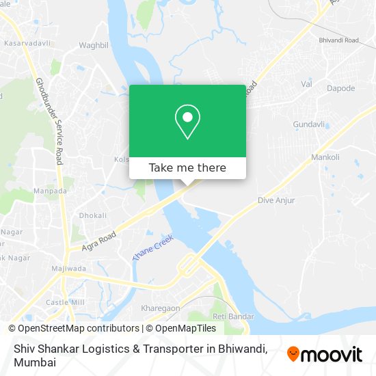 Shiv Shankar Logistics & Transporter in Bhiwandi map