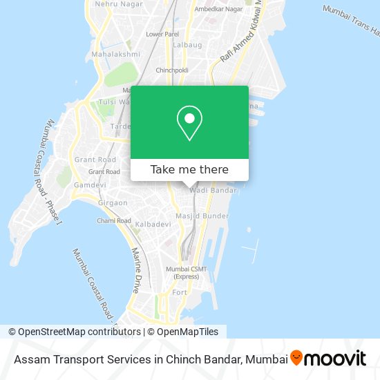 Assam Transport Services in Chinch Bandar map