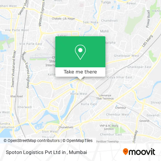 Spoton Logistics Pvt Ltd in map