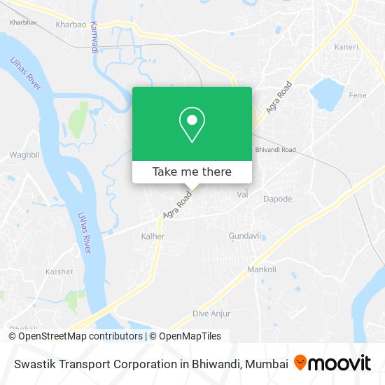 Swastik Transport Corporation in Bhiwandi map