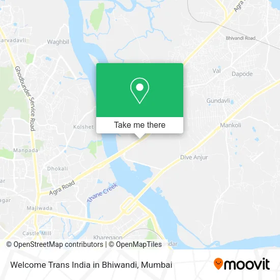 Welcome Trans India in Bhiwandi map