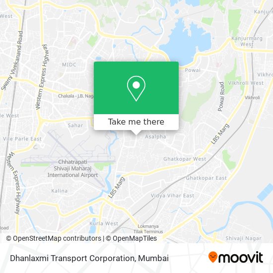 Dhanlaxmi Transport Corporation map